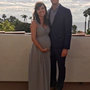 azazie pregnant bridesmaid